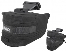 BDCP Satteltasche 180x115mm schwarz/anthrazit mit CLIP-ON Halter