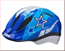 KED Kinder Fahrradhelm Meggy Blue Stars Gr.S 46-51