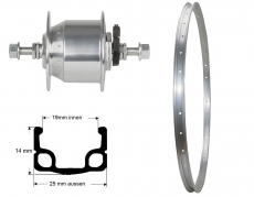 BW 28''VR 19-622 Basic silber o..36L. BDCP Anlun ND MU silber Sp.Ni.si