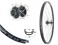 BW 28''VR 21-622 DH21 sz Disk m..36L. Shim.M475 6-Loch SSP schwarz Sp.Ni.si