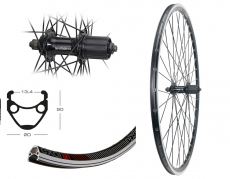 BW 28''HR 13-622 XR1 Renn sz o. 36L. Shimano RS300 8-10f. SSP sz Sp.Ni.sz