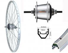 BW 26''HR 19-559 CUT19 silber m..36L. Nexus 7 FL Rollerbr.si o.Zub.Sp.Ni.si