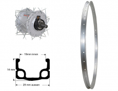 BW 24''VR 19-507 Basic silber o.Ö.36L. Shim.ND DHC30003 MU silber Sp.Ni.si