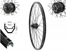BW 27,5''VR 19-584 DC19 sz Disk m..36L. Shim.ND DH3D32 6Lo.SSP schwarz Sp.Ni.sz