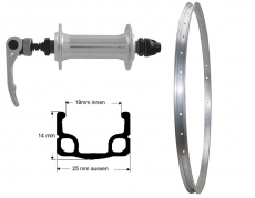 BW 26''VR 19-559 Basic silber o..36L. ECO Alu SSP silber Sp.Zink si