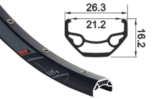Felge 28'' 21-622 Rodi Black Jack Ready GR21 schwarz 28 Loch VL 6,5mm