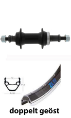 BW 28''HR 19-622 ZX19 schwarz m.D.36L. Union Alu Schr-ZK-8f.SSp sz Sp.Ni.sz