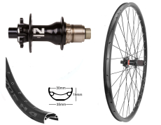 BW 28''HR 30-622 DH30 sz Disk m..32L. Novatec 6-Lo.Sram XD StA.148/12 Sp.Ni.sz