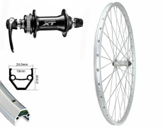 BW 28''VR 19-622 CUT19 silber m..36L. XT M8000 Ce-Lo SSP schwarz Sp.Ni.si