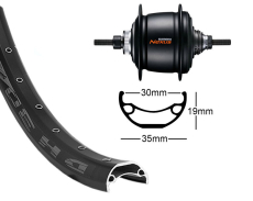 BW 28''HR 30-622 DH30 sz Disk m.�.32L. Nexus 8 FL Disk Ce-Lo.sz o.Zub.Sp.Ni.sz