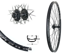 BW 27,5''VR 21-584 DH21 sz Disk m..36L. Shim.M525 6-Loch SSP schwarz Sp.Ni.sz