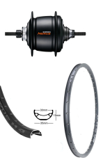 BW 27,5''HR 30-584 DH30 sz Disk m..36L. Nexus 8 FL Disk Ce-Lo.sz o.Zub.Sp.ED.sz