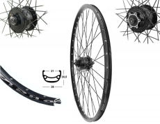 BW 28''VR 21-622 DH21 sz Disk m..32L. Shim.ND DH3D32 6Lo.SSP schwarz Sp.Ni.sz