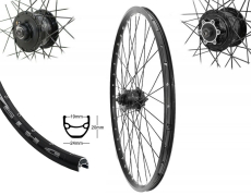 BW 28''VR 19-622 DH19 sz Disk m..32L. Shim.ND DH3D32 6Lo.SSP schwarz Sp.Ni.sz