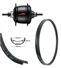 BW 27,5''HR 35-584 DH35 sz Disk m.�.36L. Nexus 8 FL Disk Ce-Lo.sz o.Zub.Sp.Ni.sz