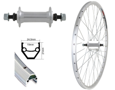 BW 24''VR 19-507 DMS19 silber m.�.36L. ECO Alu MU silber Sp.Ni.si