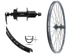 BW 28''HR 19-622 DH19 sz Disk m.�.36L. QB400 6-Lo 8-11f.SSP schwarz Sp.Ni.sz