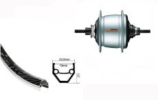 BW 28''HR 19-622 DMC19 sz V-Br.m.�.36L. Nexus 8 FL Disk Ce-Lo.si o.Zub.Sp.Ni.sz