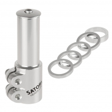 Vorbauerhhung Heads-Up4 117 mm 1 1/8, silber glanz Satori