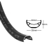 Felge 28'' 30-622 BDCP DH30 schwarz 36 Loch mit �sen Disk Ventilloch 8,5mm (DV/AV-Ventil) tubeless ready