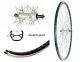BW 28''HR 13-622 XR2 sz V-Br.m.D�.36L. ECO Alu Schr-ZK-7f.SSP silber Sp.Ni.si