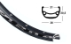 Felge 28'' 21-622 BDCP DH21 schwarz 36 Loch mit �sen Disk Ventilloch 8,5mm (DV/AV-Ventil)