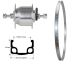 BW 28''VR 19-622 Basic silber o.�.36L. BDCP Anlun ND MU silber Sp.Ni.si