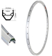 Felge 28'' 19-622 BDCP DMS19 silber 36 Loch mit �sen geschliffen Ventilloch 8,5mm (DV/AV-Ventil)