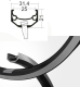 Felge 26'' 25-559 RYDE Andra40 V-Brake schwarz 32 Loch ohne �sen Ventilloch 8,5mm (DV/AV-Ventil) gepunz