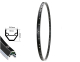 Felge 27,5'' 19-584 VUELTA Cut19 schwarz 36 Loch mit �sen geschliffen Ventilloch 8,5mm (DV/AV-Ventil)