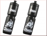 BDCP 2er Trinkflasche Set Black Dingo 1 Liter schwarz