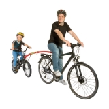 Trail-Gator Tandemstange rot, Original Abschleppstange fr Kinderrder 12'-20'