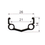 Felge 26'' 21-559 REMERX RMX-2021 silber 36 Loch o.sen VL 8,5