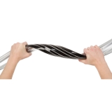 BDCP 27,5'' Kunststoff Schutzblech Set 60mm mit Kontaktstreifen schwarz