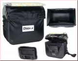 BDCP Lenkertasche Rainforest schwarz mit Kartenfach und Platte fr R&K System