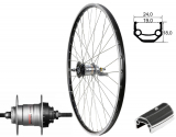 BW 26''HR 19-559 CUT19 schwarz m..36L. Nexus 3 FL f.Rollerbrake o.Zub.Sp.Ni.si