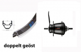 BW 28''HR 19-622 ZX19 schwarz m.D.36L. Nexus 7 Rcktritt o.Zub.schwarz Sp.Ni.si