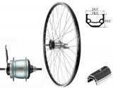 BW 28''HR 19-622 CUT19 schwarz m..32L. Nexus 8 Rcktritt silber Sp.Ni.sz