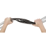 Schutzblech Set 28'' 56mm Kunststoff schwarz mit Kontaktstreifen