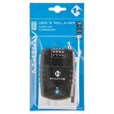 M-Wave Alarmschloss Lock'N'Roll Alarm Lautstärke 90db inkl. Batterien