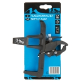 M-Wave Flaschenhalter mit drehbarer Schelle und Schnellspanner schwarz
