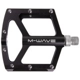 M-Wave BMX Plattformpedal ''Freedom SL'' schwarz mit auswech. Pins 9/16