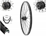 BW 27,5''VR 19-584 DC19 sz Disk m..36L. Shim.ND DH3D32 6Lo.SSP schwarz Sp.Ni.sz