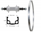 BW 26''HR 19-559 Basic silber o..36L. ECO Alu Schr-ZK-7f.MU silber Sp.Zink si