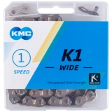 KMC Kette K1 Wide Silber/Schwarz