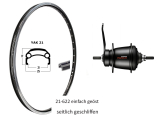 BW 28''HR 21-622 YAK21 sz V-Br.m..36L. Nexus 7 Rcktritt o.Zub.schwarz Sp.ED.si