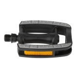 M-Wave Steady C ECO Anti-Rutschpedale 9/16'' Reflektoren silber/schwarz