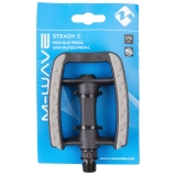 M-Wave Steady C ECO Anti-Rutschpedale 9/16'' Reflektoren silber/schwarz