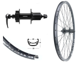 ***BW 27,5''HR 25-584 DH25 sz Disk m.�.36L. QB400 6-Lo 8-11f.SSP schwarz Sp.Ni.sz