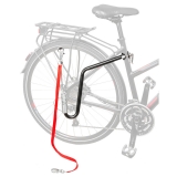 M-Wave Hundeleinefhrungsstange mit flexiblem Feder und Hundeleine 92cm